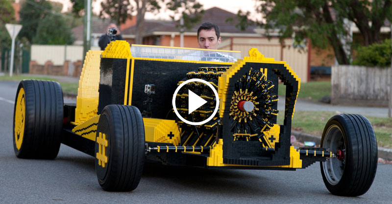 Yes, This is a Real Car. And Yes, it’s Made Out of Lego.