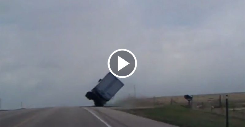 Truck Blown Over By Strong Winds?  This is How You Recover Like a Pro.