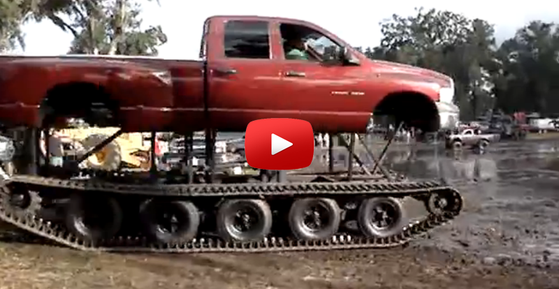 Pickup Truck Turned Into A Tank
