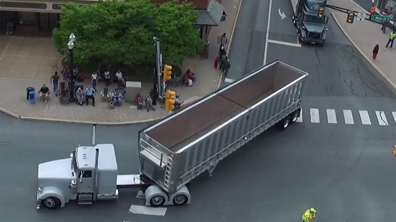 A Record-Breaking Truck Convoy Just Rolled Through Pennsylvania For A Great Reason