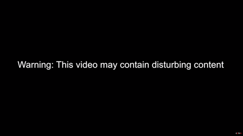 Watch A Motorcycle Drive Straight Into A Dump Truck And Catch Fire