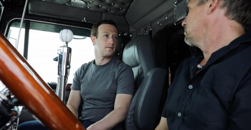 Mark Zuckerberg Just Met Up With A Bunch Of Truckers.  Here’s What They Discussed.