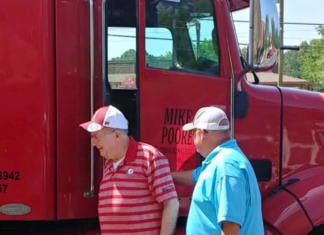 Dementia and Alzheimer’s doesn't stop this trucker from going on one last ride before retirement