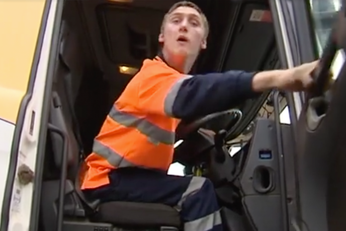 20-year-old won't allow cerebral palsy to stop his big rig dreams 20-year-old won't allow cerebral palsy to stop his big rig dreams