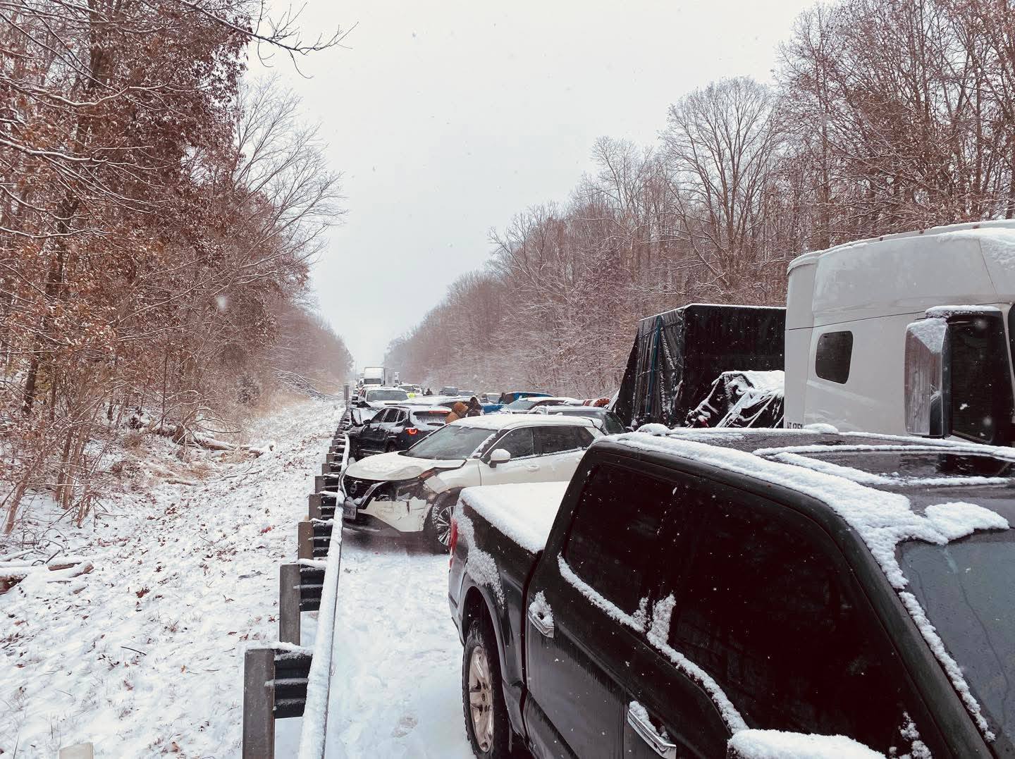 Firefighters call 45 vehicle PILEUP on I-70 ‘largest wreck this department has responded to’