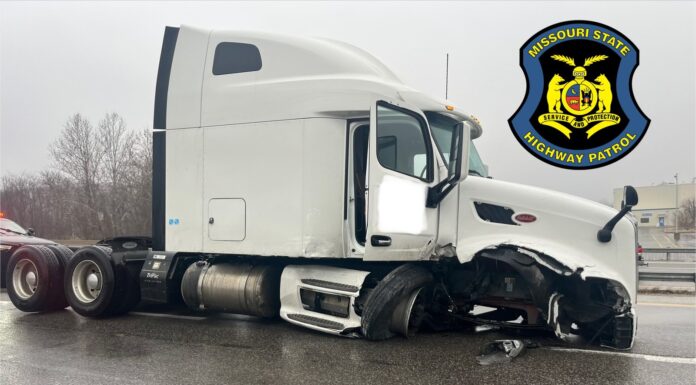Missouri troopers deploy tire deflation devices to bring CHRISTMAS DAY semi truck pursuit to a safe end