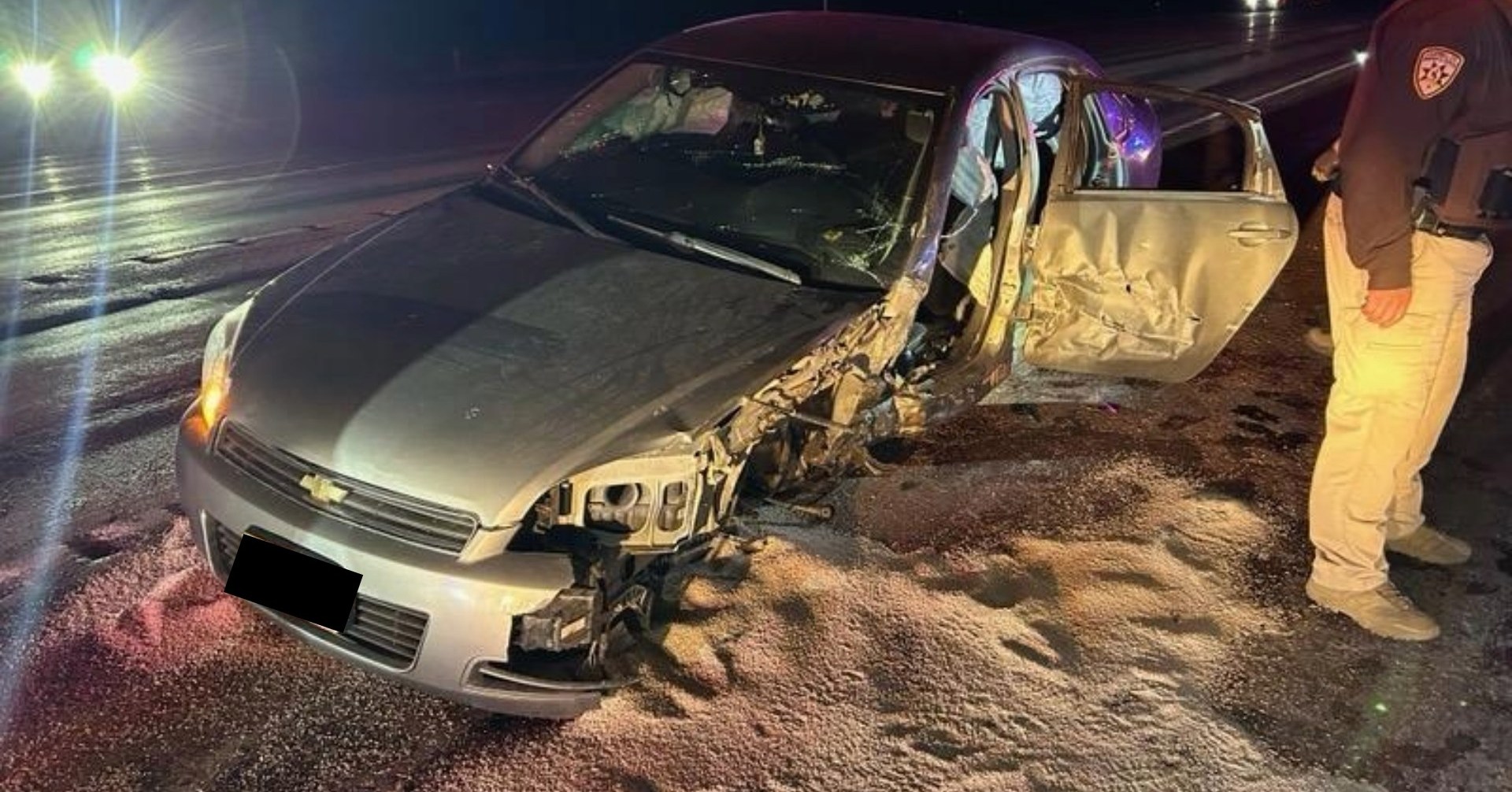 Teen arrested for DUI after his car was struck twice by semi trucks while passing in no-passing zone in Wyoming